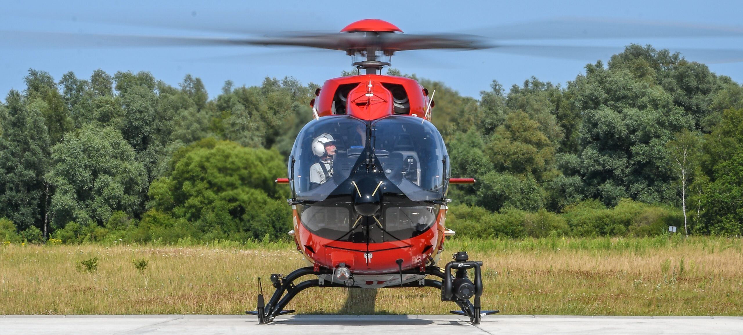 Seit Dienstag, dem 19. Juli, starten die Luftretter in Rendsburg mit einer H145 mit Fünfblattrotor, dem modernsten Rettungshubschrauber, den es derzeit in der zivilen Luftrettung gibt, zu ihren Einsätzen.