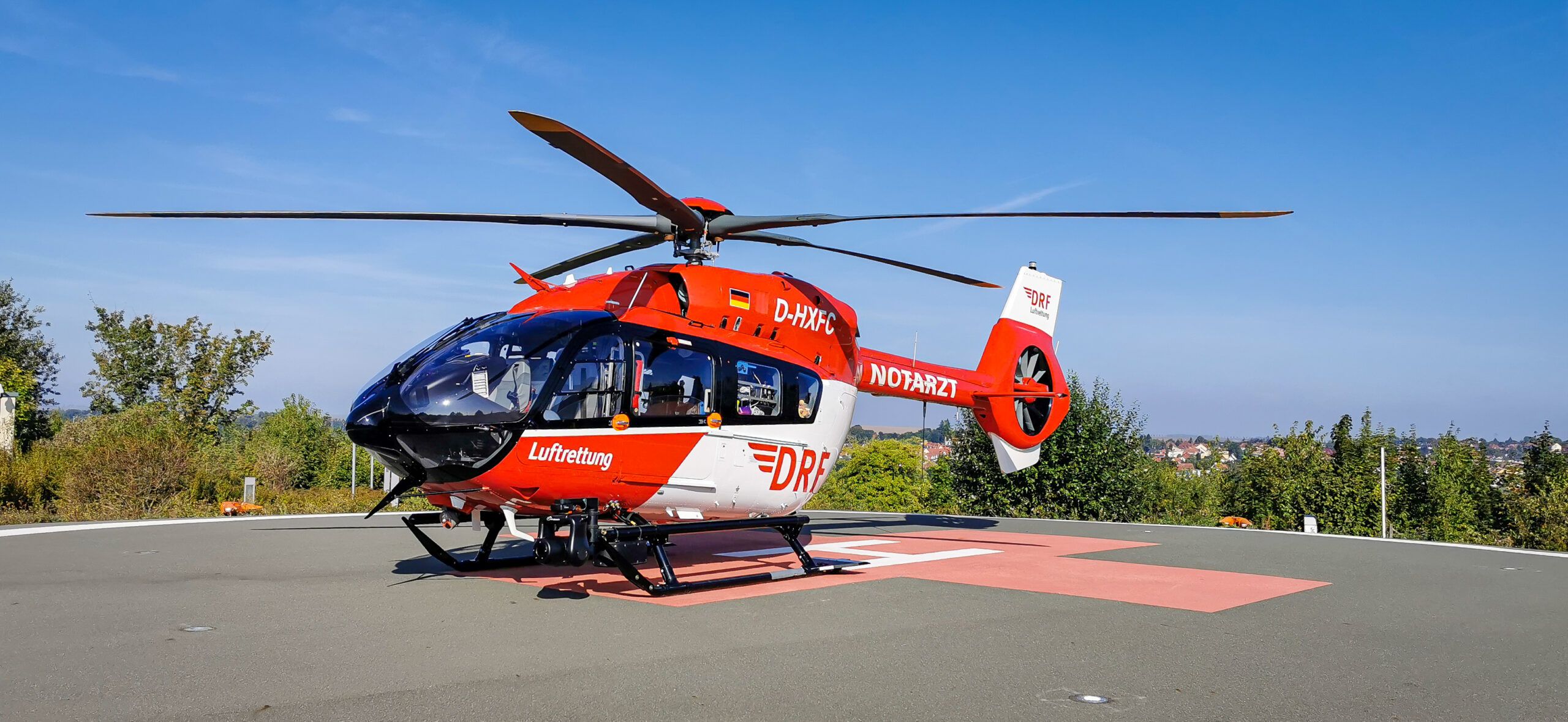 Seit dem 10. September sind die Luftretter in Bad Berka mit dem modernsten Hubschrauber, den es derzeit in der zivilen Luftrettung gibt, im Einsatz.