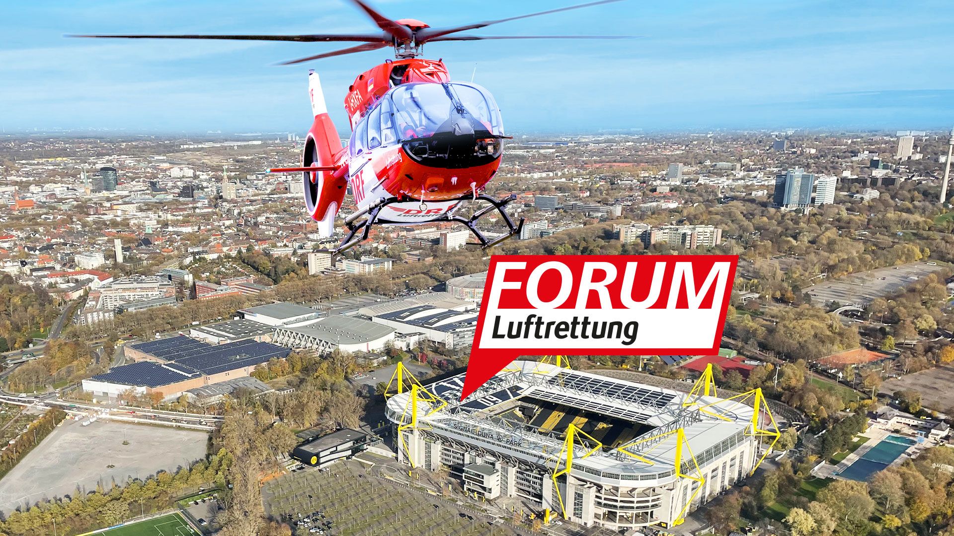 Die DRF Luftrettung veranstaltet am 13. September in Dortmund erstmals ein „Forum Luftrettung“.