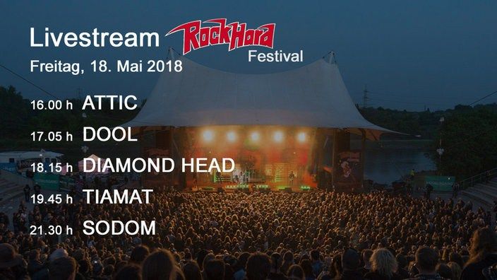 Rock Hard Festival 2018: Livestream beim WDR Rockpalast