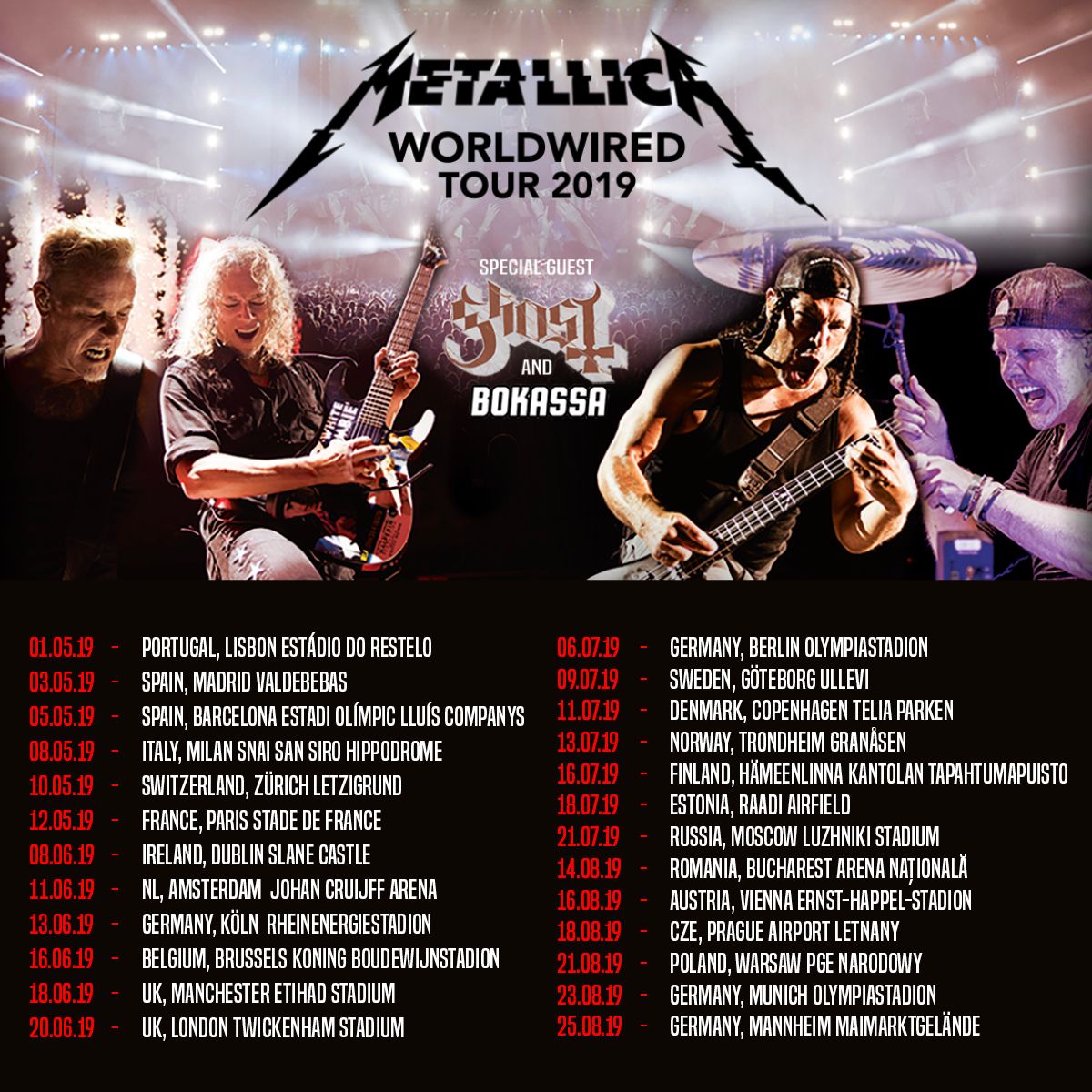 Metallica: Video der ersten 'Phantom Lord'-Live-Performance seit über fünf Jahren ist online