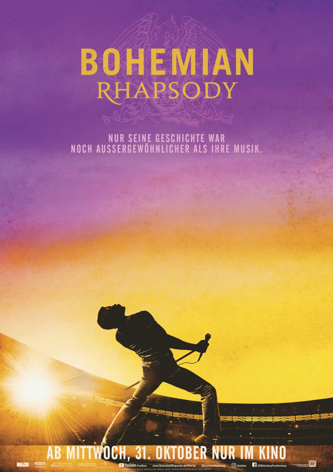 "Bohemian Rhapsody"-Film gewinnt Golden Globes in den Kategorien "Bestes Drama" und "Bester Schauspieler"