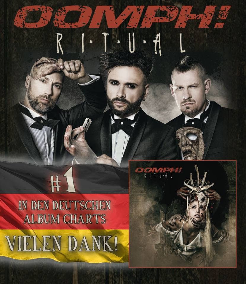 "Ritual" auf Platz 1 der deutschen Albumcharts