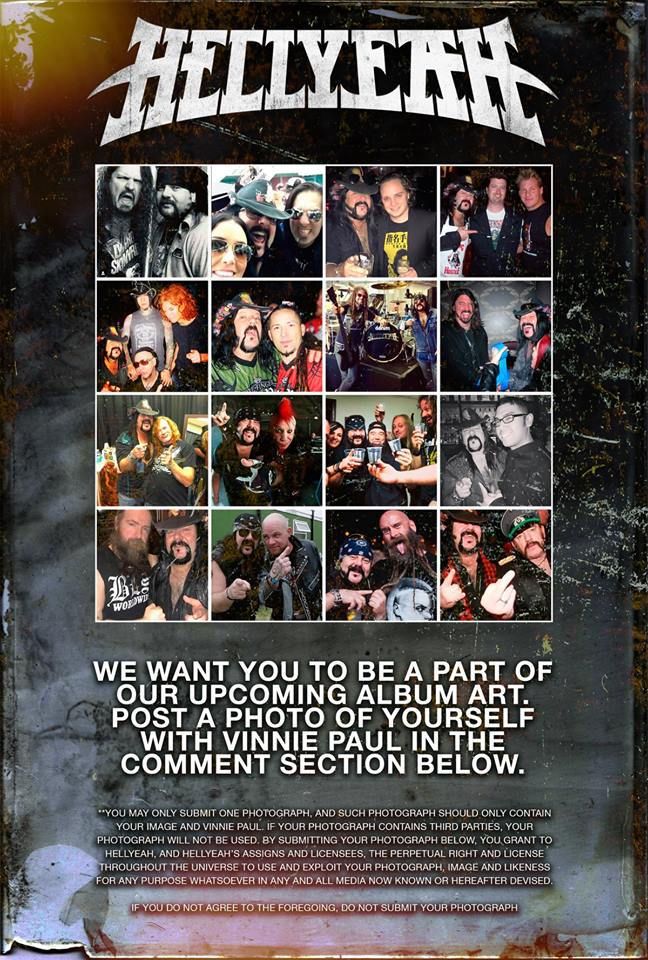 Fan-Fotos mit Vinnie Paul sollen aufs nächste Album-Artwork