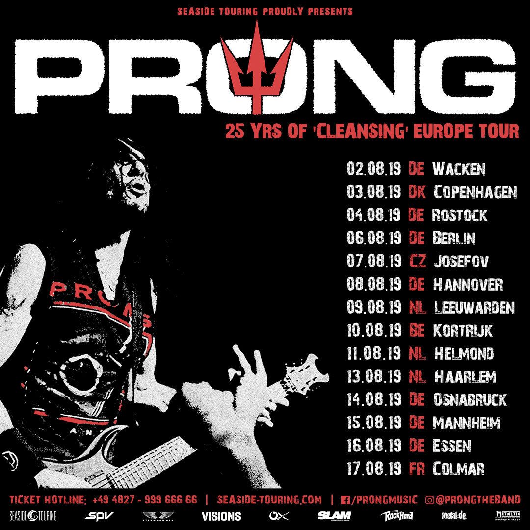 "Cleansing"-Europatour 2019 angekündigt