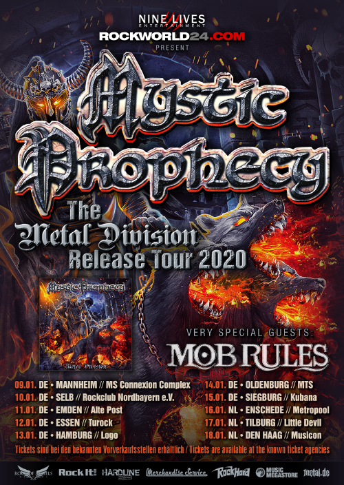 "Metal Division Release-Tour" für Anfang 2020 angekündigt
