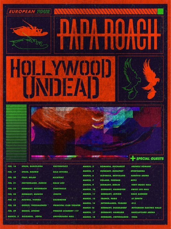 Europatour mit Hollywood Undead angekündigt