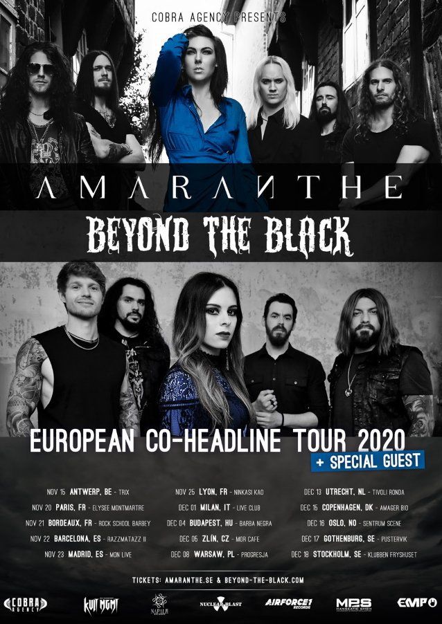 Co-Headliner-Tour mit Amaranthe angekündigt