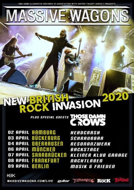 "New British Rock Invasion"-Tour startet im April
