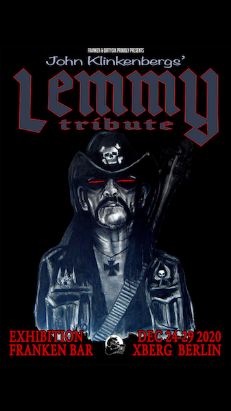 Lemmy-Ausstellung in Berlin Ende Dezember