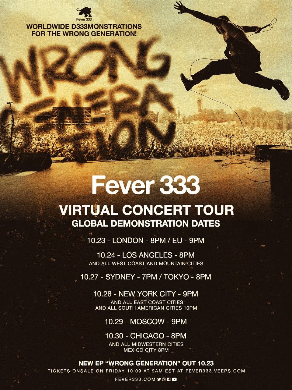 Neue EP "Wrong Generation" und globale Livestream-Tour angekündigt