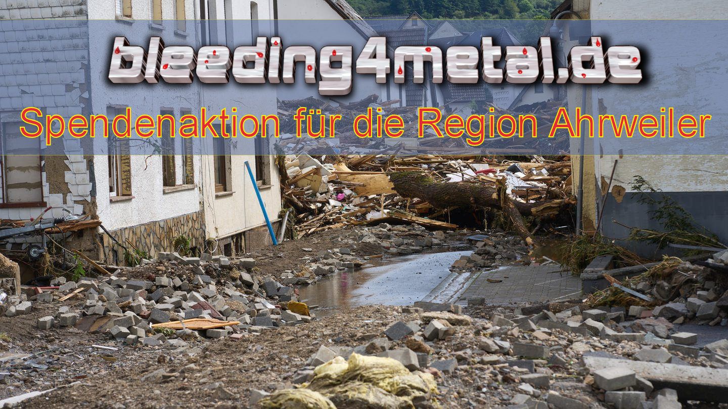 Bleeding4Metal startet Spendenaktion für die Katastrophenregion Ahrweiler