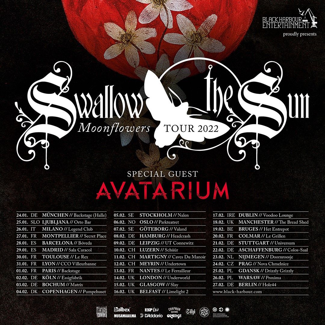"Moonflowers"-Tour 2022 mit Avatarium angekündigt