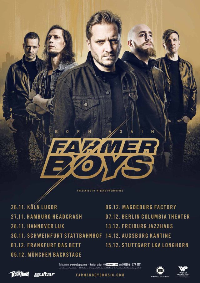 Farmer Boys:  "Born Again"-Album und Tourdaten für den Herbst angekündigt