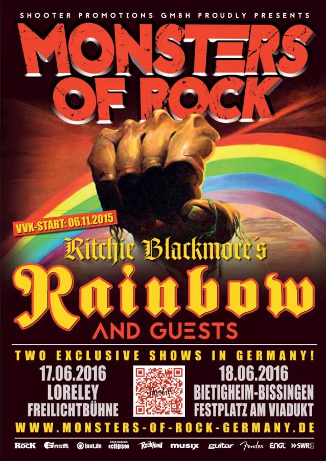 Ritchie Blackmore's Rainbow: Deutschland-Shows bestätigt