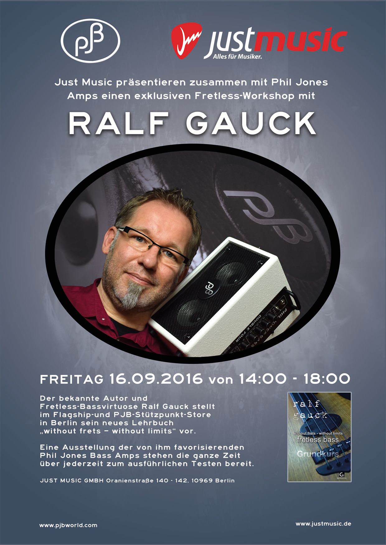 Fretless-Bass-Workshop mit Ralf Gauck in Berlin