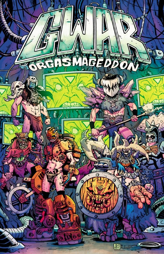 Gwar bringen "Orgasmageddon"-Comics als Taschenbuchsammlung heraus