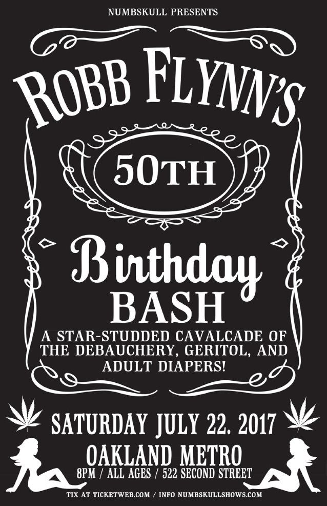 Machine Head: Robb Flynn kündigt "Birthday Bash"-Show zu seinem 50. Geburtstag an