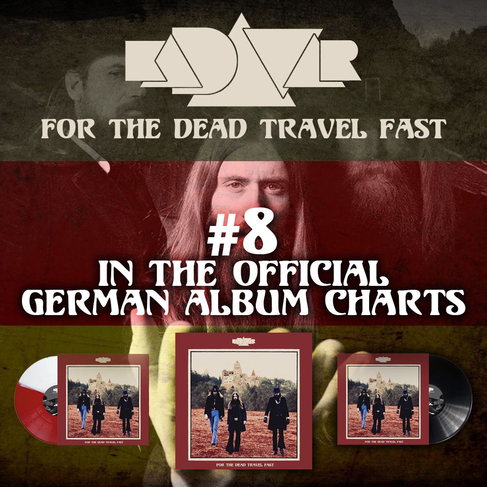"For The Dead Travel Fast" auf Platz 8 der deutschen Albumcharts