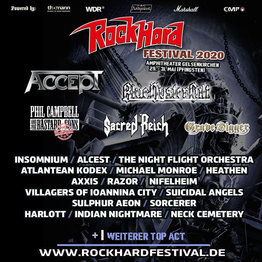 Rock Hard Festival 2020 - Drei Neubestätigungen und Stand der Dinge