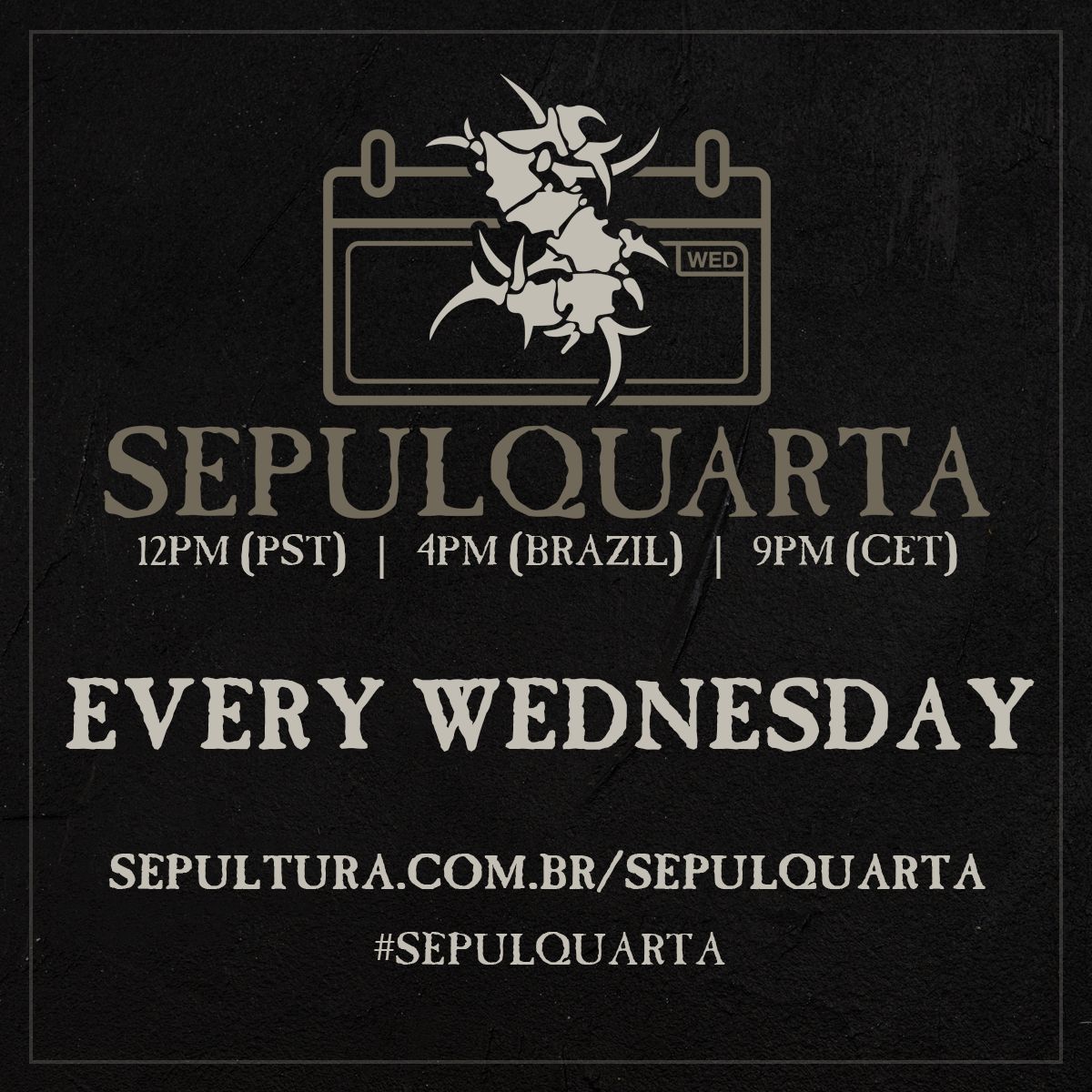 Wöchentliche "SepulQuarta"-Sessions angekündigt