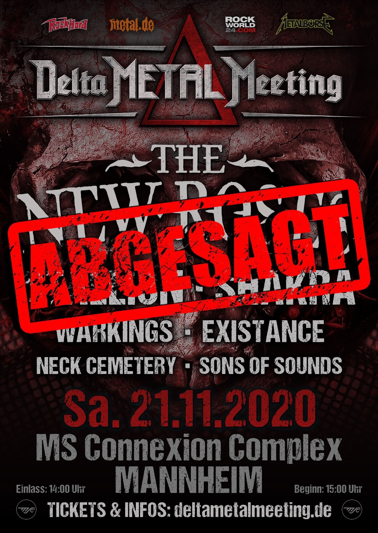 Delta Metal Meeting 2020 ist abgesagt