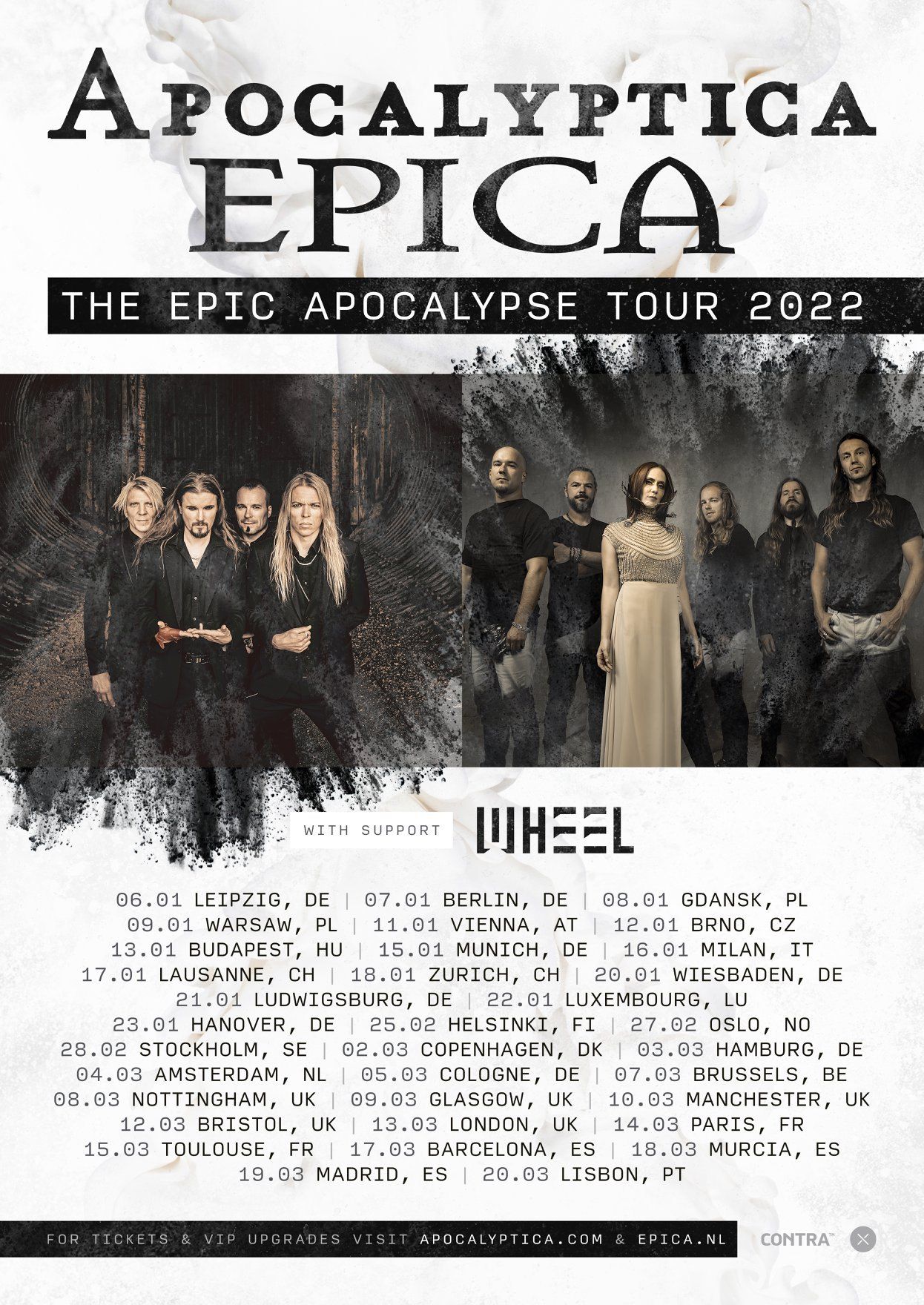 Neue "The Epic Apocalypse Tour"-Termine für 2022 bekannt