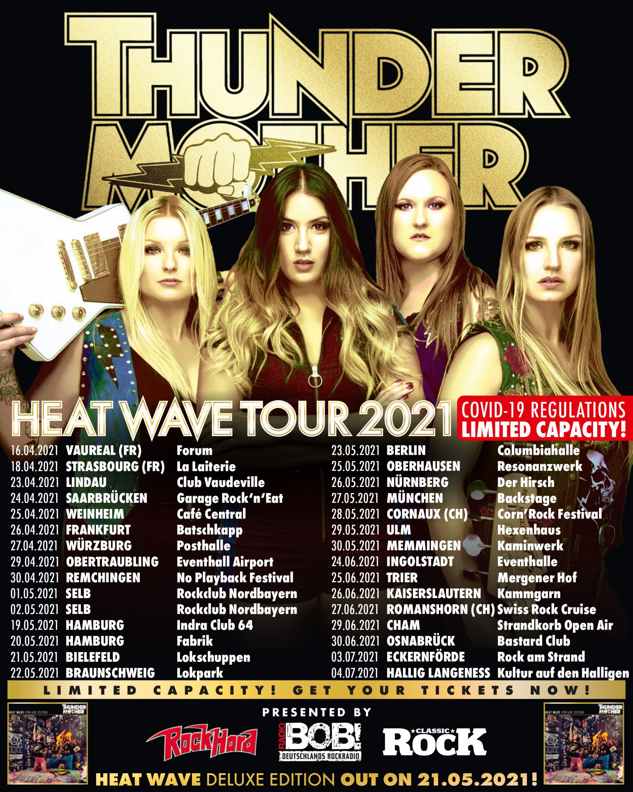 "Heat Wave"-Tourdaten auf April und Mai verschoben