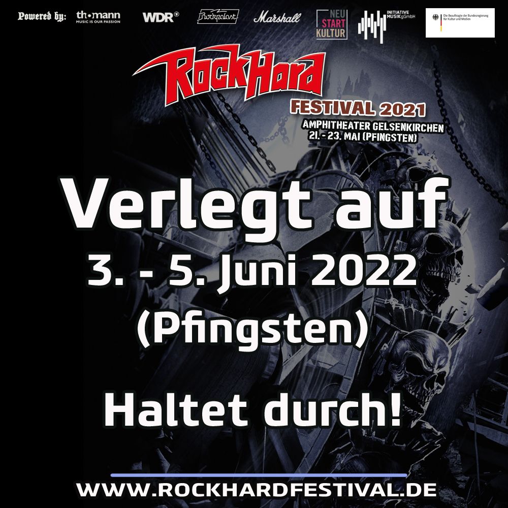 Rock Hard Festival - Verlegt auf Pfingsten 2022. Haltet durch!