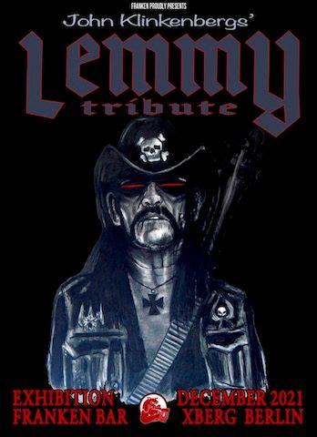 Lemmy-Kilmister-Tribute-Ausstellung vom 24.-29. Dezember in Berlin