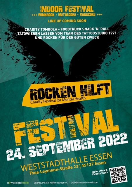 Rocken Hilft Festival findet im September 2022 statt