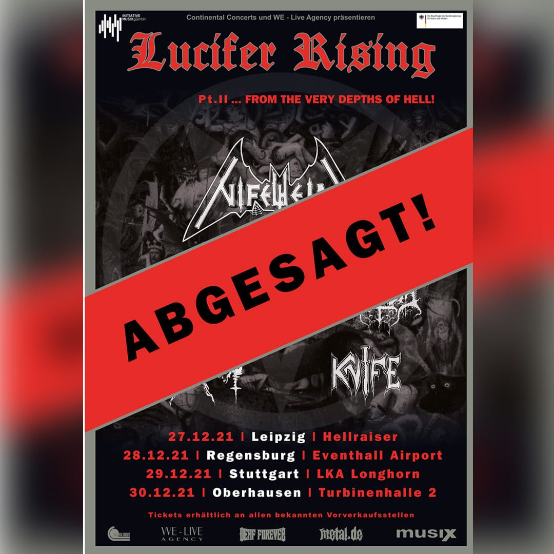 "Lucifer Rising"-Tour 2021 abgesagt