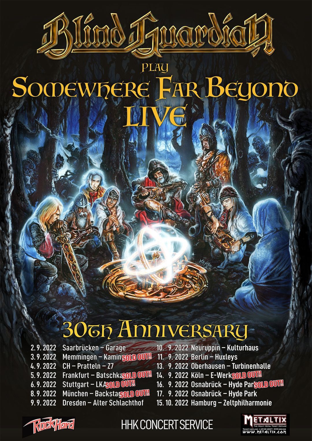 "Somewhere Far Beyond"-Tournee auf den Herbst verlegt