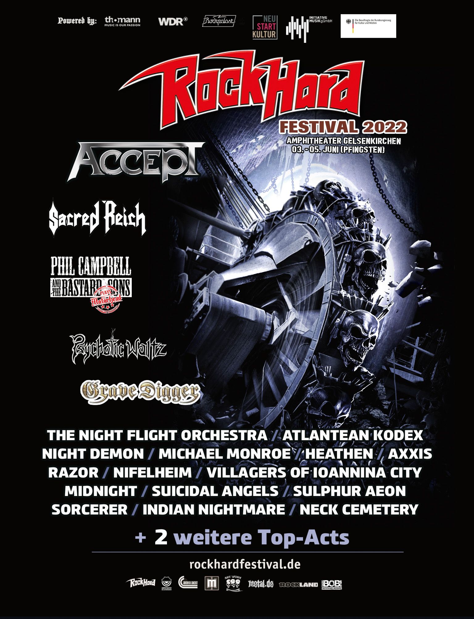 Rock Hard Festival 2022: Neustart und Bandbestätigungen