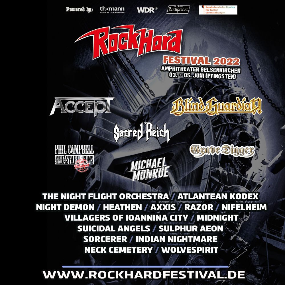 Rock Hard Festival 2022: Running Order veröffentlicht und Tagestickets verfügbar
