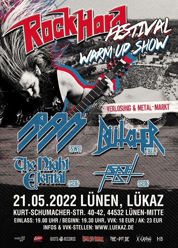 Rock Hard Festival: Warm-up-Show am 21. Mai in Lünen
