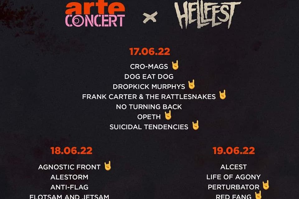 Hellfest: Zahlreiche Auftritt bei Arte im Livestream