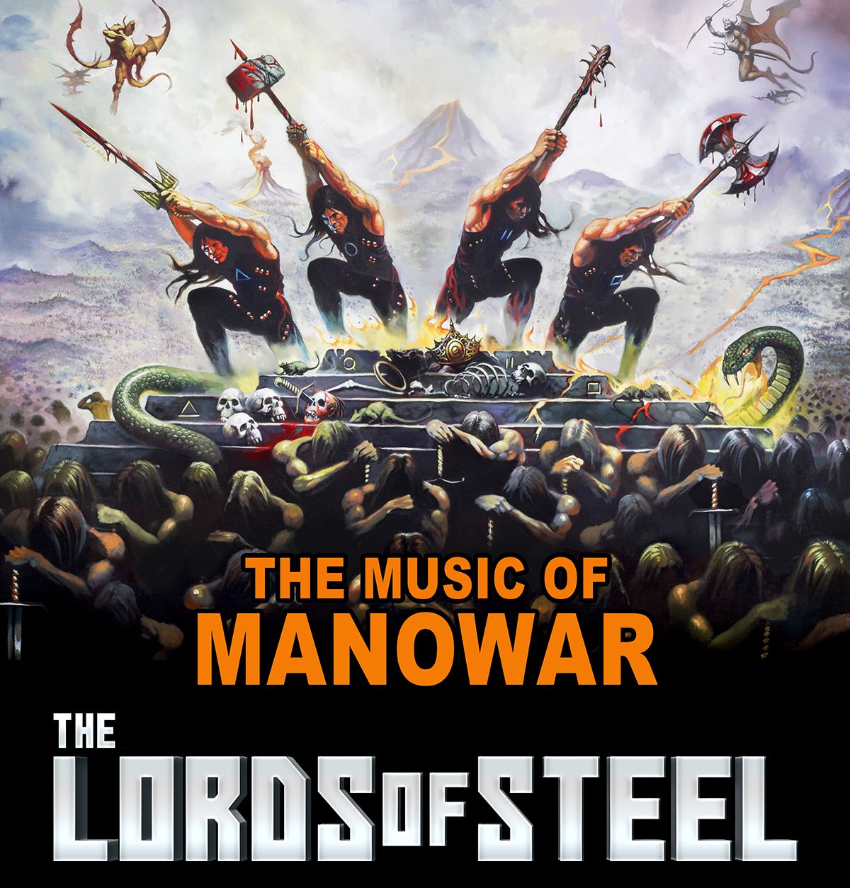 Überraschungskonzert als "Cover-Band" The Lords Of Steel in Münster gespielt