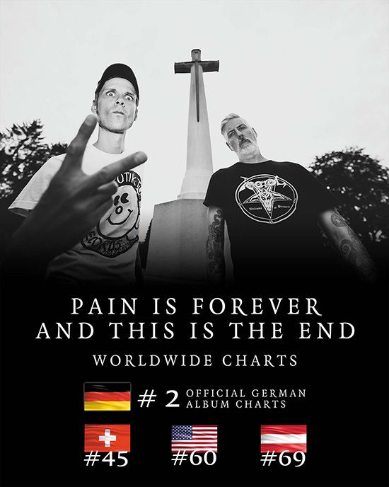 "Pain Is Forever And This Is The End" auf Platz #2 der deutschen Albumcharts