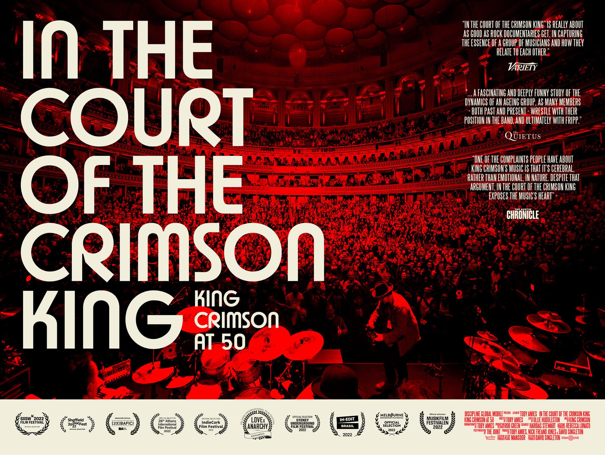 "In The Court Of The Crimson King, King Crimson At 50"-Doku kommt ins Kino