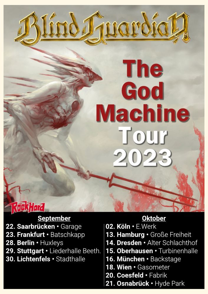 "The God Machine"-Tour angekündigt