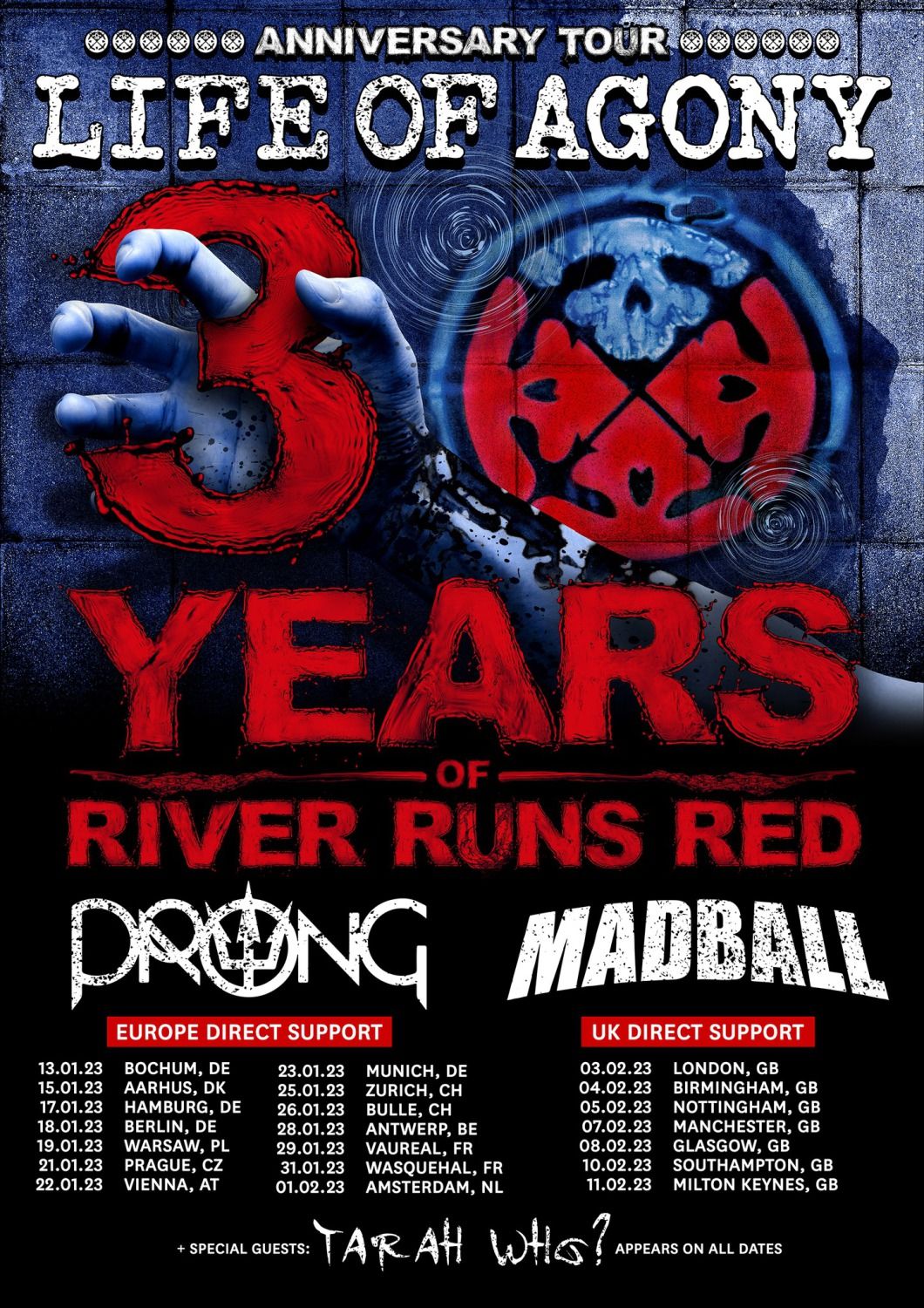 "30 Years Of River Runs Red"-Tourtrailer veröffentlicht
