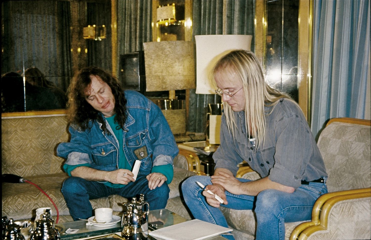 Angus Young (AC/DC) und Matthias Breusch