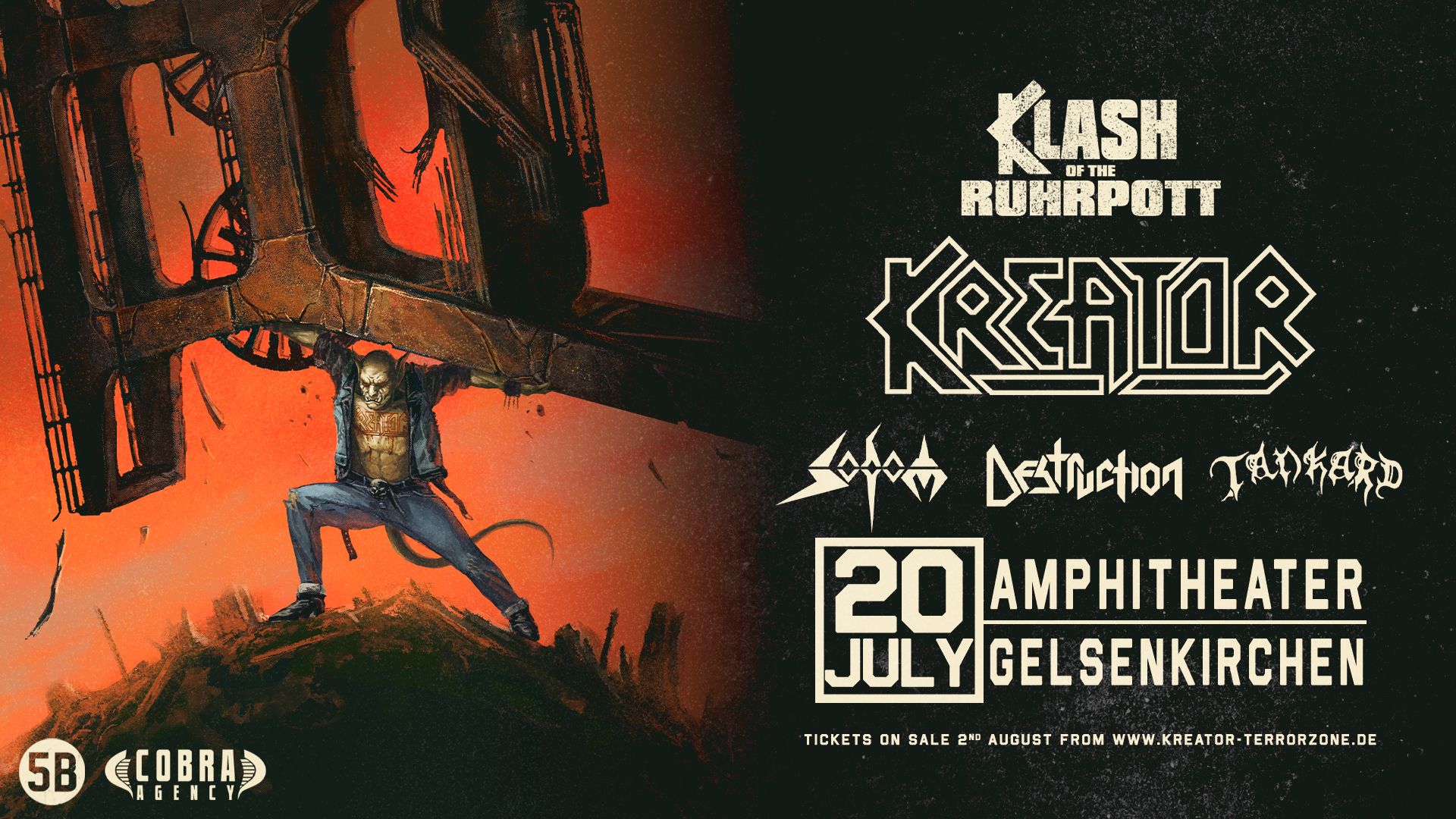 Klash Of The Ruhrpott Festival 2024 mit Teutonic 4 angekündigt