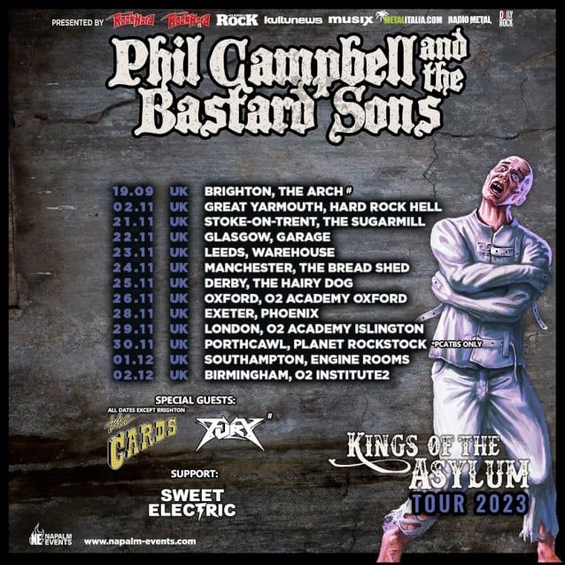 The Cards / Phil Campbell - Tourposter 2023