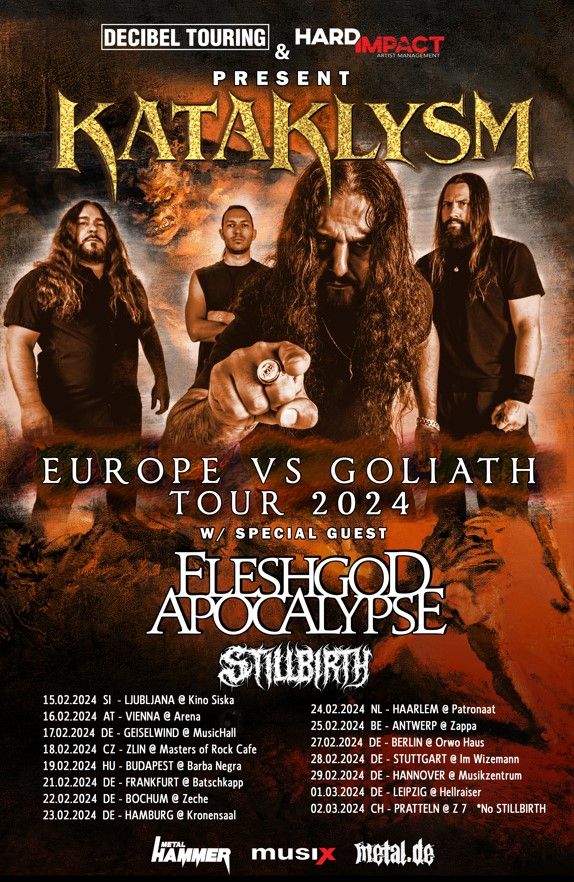"EUROPE vs. GOLIATH"-Tour 2024 angekündigt