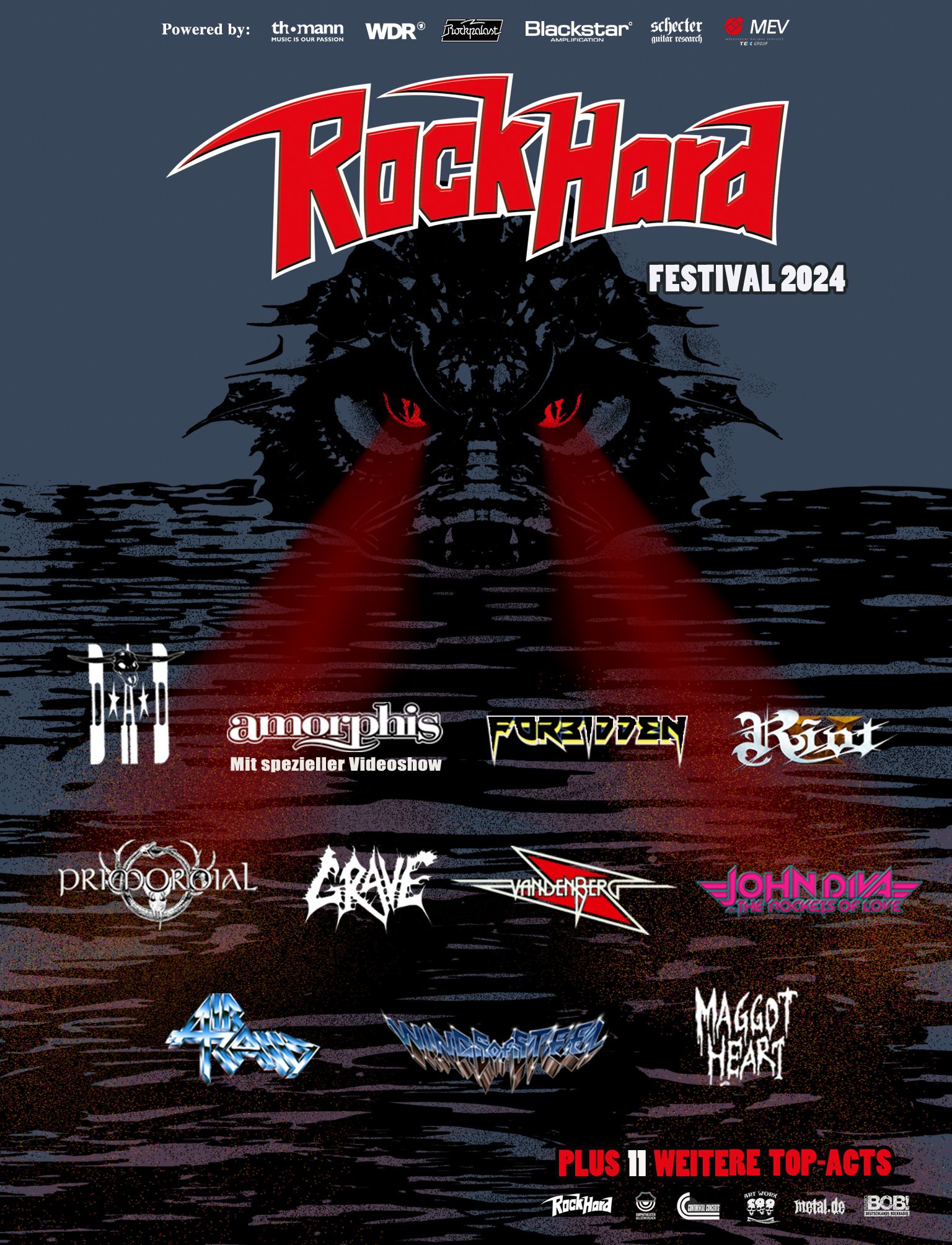 Rock Hard Festival 2024: Riot V, Grave und Wings Of Steel bestätigt
