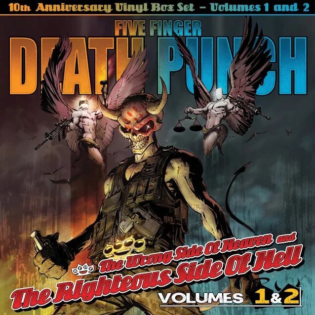 Five Finger Death Punch - "The Wrong Side Of Heaven And The Righteous Side Of Hell"-Box