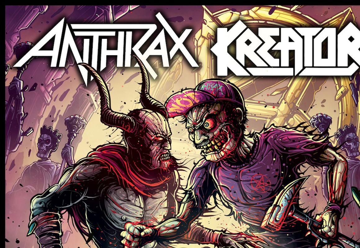 Anthrax Kreator Testament - Tour