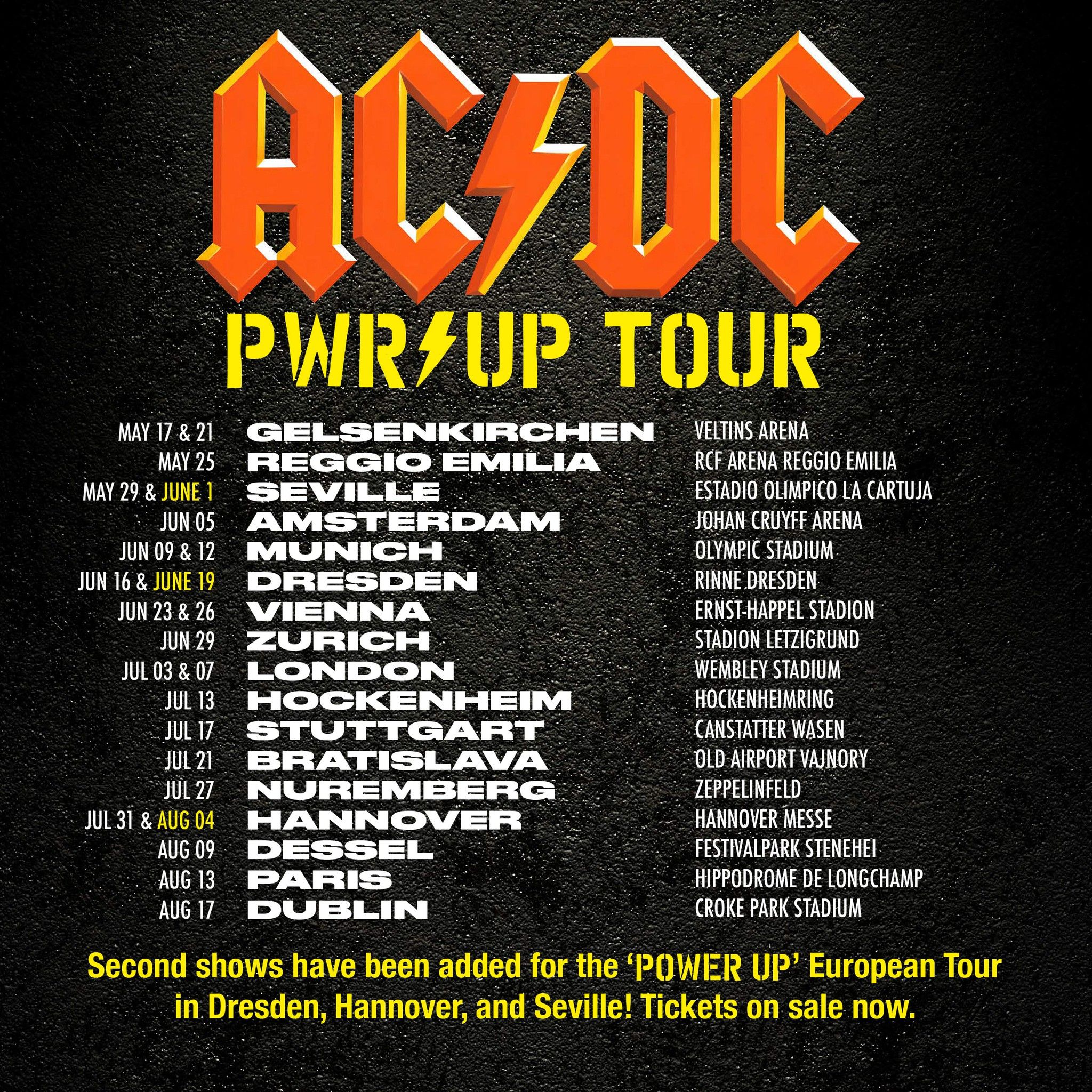 AC/DC - Power Up Tour 2024